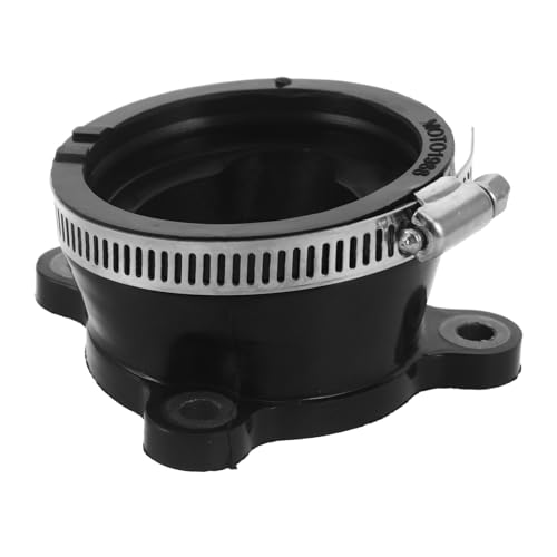 TOYANDONA Adaptador de Colector de Admisión de Plástico Resistente con Brida Sellada, Compatible con Carburador de Motocicleta, Reemplazo Directo para Sistema de Admisión de Aire,