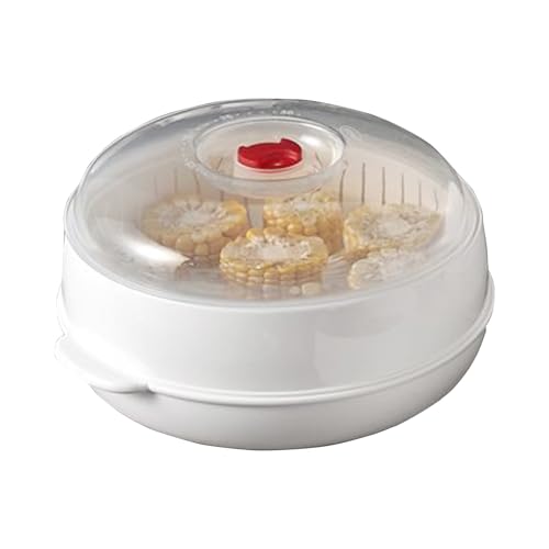 Quorvex Vaporera para Microondas | Menaje De Cocina Al Vapor,Vaporera Resistente Al Calor para Cocina, Comedor, Cocinar, Empanadillas, Arroz, Verduras, Huevo Y Fideos