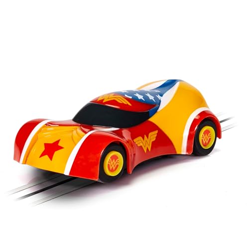 Voiture Justice League Wonder Woman Micro Scalextric pour circuit électrique enfant