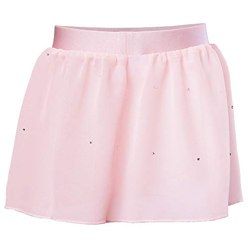Flo Dancewear Georgette Practice Skirt, Ballet Pink, XS