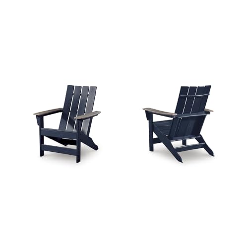 Signature Design by Ashley 1-Piece Adirondack Chair, Two-Tone Navy Blue - image 2