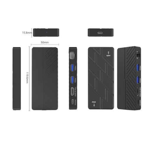 Caja externa 6 en 1 para disco M.2 NVME/NGFF miniatura 2