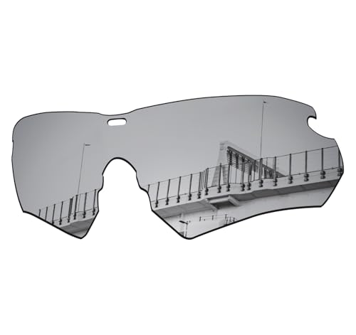 Image of Well-aimed Replacement Lenses Compatible with ESS Crossbow Sunglasses - Silver Iridium Polarized Lenses