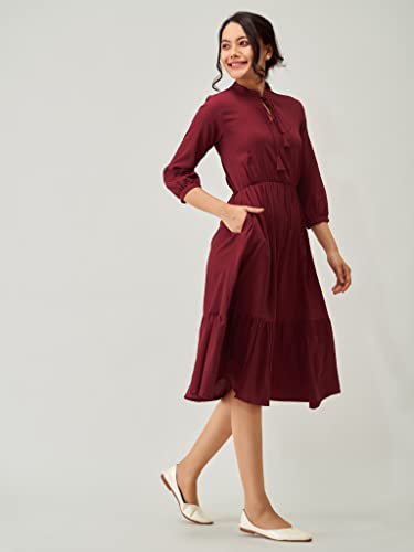 Image of AASK Women Fit and Flare Dress