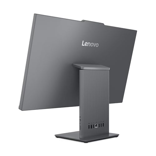 Image of Lenovo IdeaCentre 27 inch All-in-One Touchscreen Desktop, Intel Core i7, Intel UHD Graphics, 32GB RAM, 1TB SSD, Bluetooth, Webcam, Win 11, Gray, Wireless Keyboard and Mouse Included (Model: F0HM000FUS)