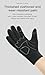 HUBGFEQ Men Winter Waterproof Cycling Gloves Outdoor Sports Running Motorcycle Ski Touch Screen Fleece-3-M