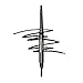 Gentlehomme Mens Eyebrow Pencil Black, Easily Shape Define Fill Eyebrows or Facial Hair, 2 in 1 brush and ultra-thin pencil, Waterproof Smudge Proof Sweatproof, Durable and Long Lasting