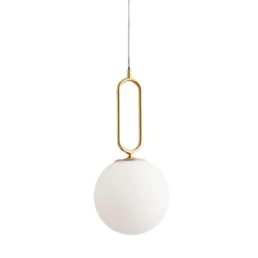 Lustre suspension en verre E14 pour plafonnier décoratif moderne