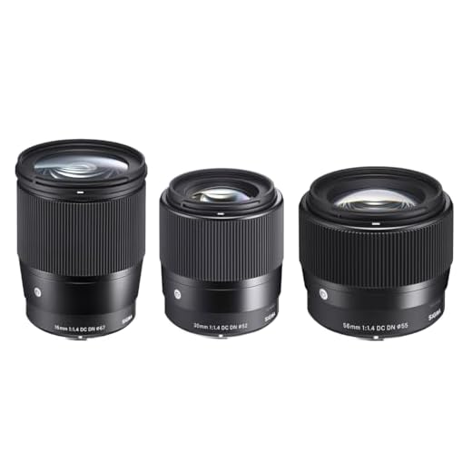 Sigma 16mm, 30mm, 56mm f/1.4 DC DN Contemporary 3-Lens Kit for Canon EF-M