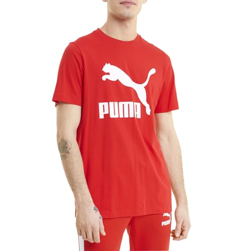 PUMA T-Shirt Classics rouge taille S pour un look urbain et dynamique