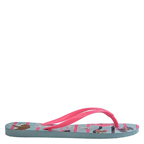 Chinelo Slim Pets, Havaianas, Feminino, Azul Water, 37/38