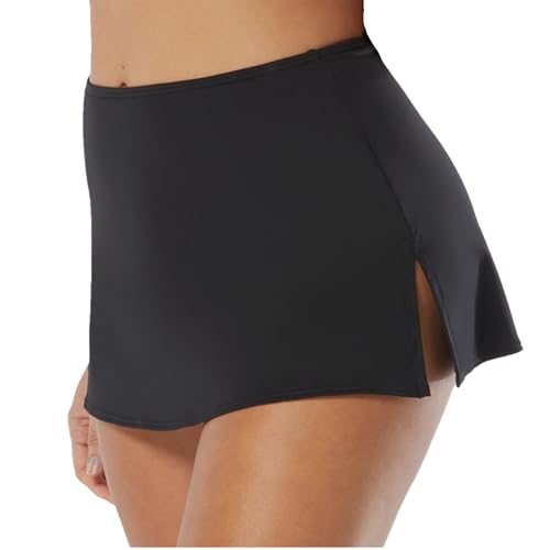COCO REEF Skirted Swim Bottom — Flared Hem Skirt with Attached Bikini