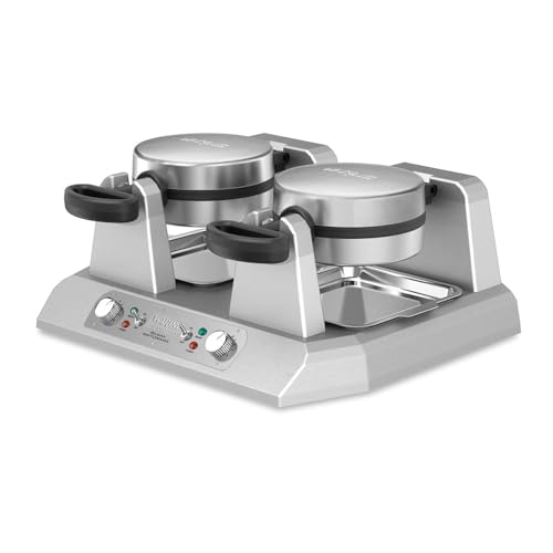 Waring Commercial WW250X Double Side by Side Belgian Waffle Maker...