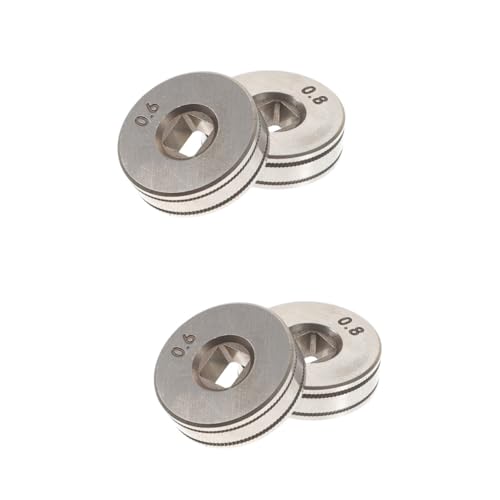 CANIGHT 4 Pz Trainafilo Tutore D'angolo Ventilatore Estrattore Parti Saldatore Fan Mig Fornitura Oceano Animali Filo Per Saldatura Con Anima Di Flusso Scanalatura Acciaio Silver