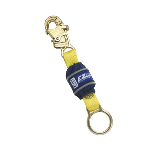 Image of 3M DBI-SALA EZ-Stop 1246177 Shock Absorber Pack Only, 14-1 /2-Inch, With Snap Hook At One End, D-Ring At Other End, Navy