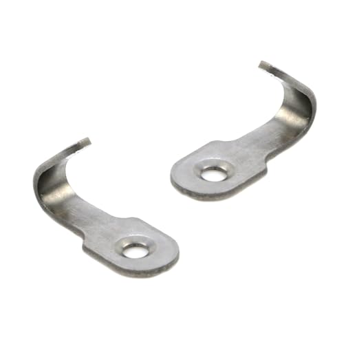 Image of Oedema Stainless Steel Wall Hangers Mini J Hooks Single Prong Hanging Hooks for Picture Bath Towel Mirror Hanging Hardware Keys Coats, Silver, 20 Pack