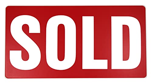 Pulse Brands New Home Sign - Just Sold - Social Media Photo Props for Realtors and Home Owners