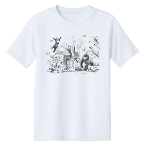 Boys Girls Jungle Solar Color Changing Shirt Sun Tee for Youth Size