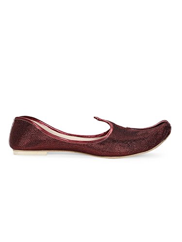 Mojaris Hombres Sojanya Artesanales en Color Maroon Talla 7 US 3