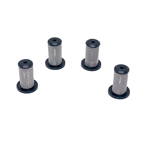 Valley Industries Broadcast Spray Boom Nozzle Strainers - 100 Mesh, Black, 4 Pack