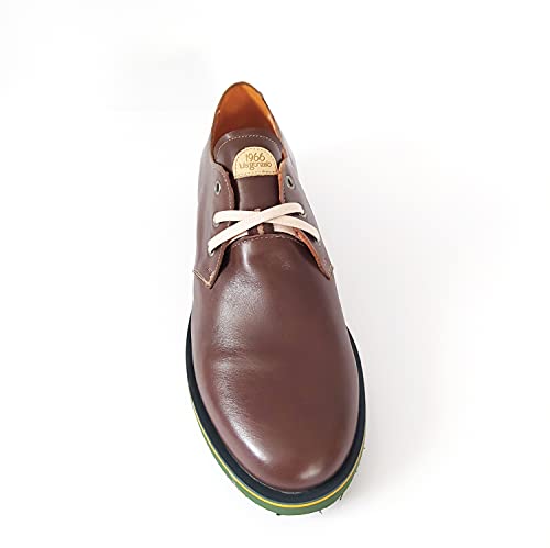Zapato Blucher Marrón 7749H de hombre estilo inglés formal con cordones 3