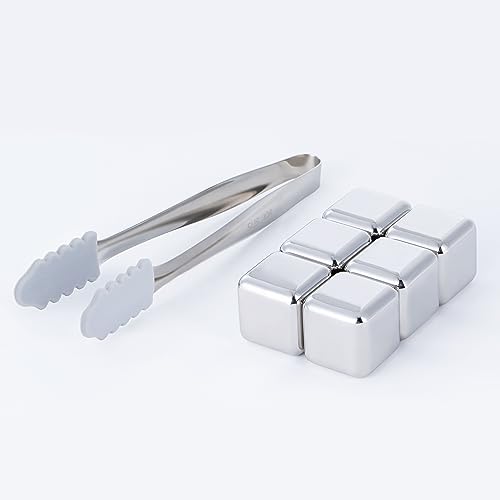 Piedras de Hielo de Metal Reutilizables, Pack de 6 miniatura 1