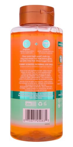 Image of Tree Hut Tangerine Body Wash, Hydrating & Moisturizing Shower Gel with Shea Butter & Essential Oils, Soft Smooth Glowing Skin, Gentle Cleanser For All Skin Types, Self Care Gifts for Women, 18 Fl Oz