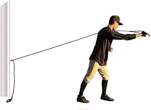 BB-Bands Sports Exercise Baseball/Softball Training Aid Pitching Arm Strength Quarterback Warmup Stretching Resistance Bands j (Black, Adult)