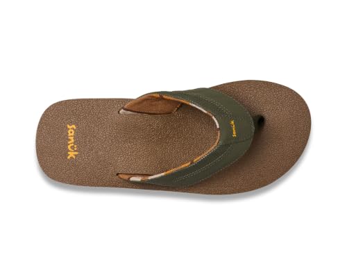 Image of Sanuk Beer Cozy IV Mens Flip Flops - Memory Foam Beach Sandals