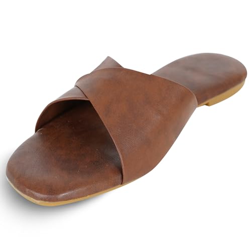 Image of DFR Women Casual Cushioned Flat Slippers Woman