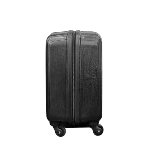 Image of Aristocrat Dynamo Hard-Sided Overnighter Trolley Bag | Cabin Size | 4 Spinner Wheels |Compact Travel Luggage with Number Lock (Black (JBK))