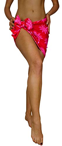 Pareo hawaiano King Kameha para evitar las transparencias del bikini con estilo y frescura