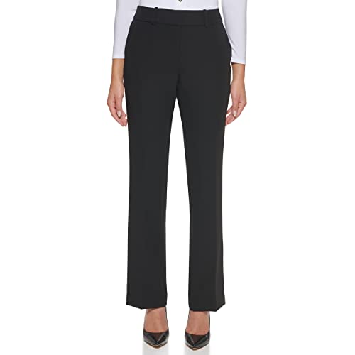 Image of Tommy Hilfiger Solid Sutton Boot Leg Trousers