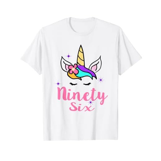 Camisa de unicornio de cumpleaños 96 Camiseta