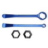 Acouto Motorrad-Reifeneisen-Set, Dirt Bike, Reifenheber, Schraubenschlüssel, 10 Mm, 13 Mm, 22, 27, 32, Sechskant-Achsmutter-Werkzeug mit Gebogenem Schaufelkopf für Pitbikes,