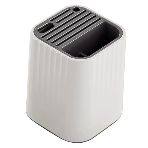 Beufee Rotating Knife Holder, Knife Block Organizer Chopstick and Knife Storage Countertop Kitchen Organizer Multifunctional Utensil Holder for Home Kitchen