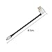 RIIEYOCA 90 Degree Left Angle UHD 8K HDTV Male to Micro HDTV Male 18Gbps 2.1 Extended Cable Supports 8k@60Hz, 1080p, ARC, 3D, for DVR, HDTV, (Left Angle, 0.5m)