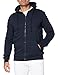 FFM London Felpa da Uomo Hyfresh con Cappuccio e Zip e Fodera in Pile e Tecnologia di Protezione Dagli Odori, Azul (Navy 12), M