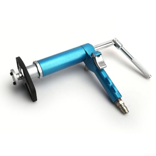 Herramienta de retroceso de pistón operado para ajuste neumático del cilindro de freno, reinicio de pastillas de freno y retorno del pistón de freno, construcción de metal, diseño compacto y portátil