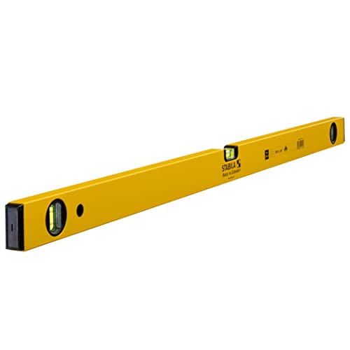 STABILA Wasserwaage Type 70-2 100 cm leichtes Alu-Profil 1 Horizontal-Libelle 2 Vertikal-Libellen Made in Germany
