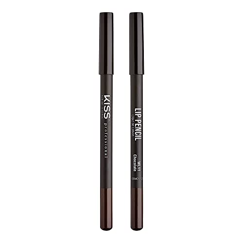 Image of Kiss New York Professional Slim Long-Wear Lip Liner Pencil, Matte Finish