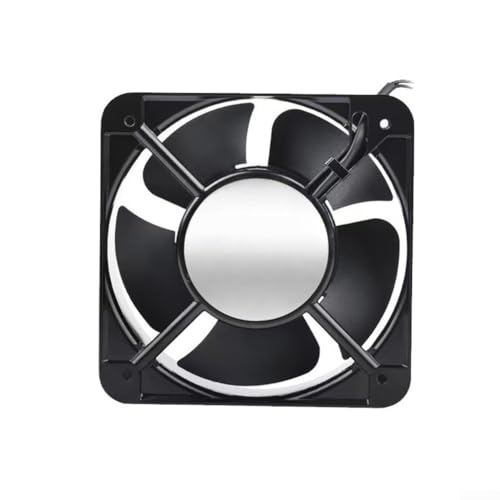 FP-108EX S1-S Ventilador de flujo axial, ventilador de refrigeración industrial de CA 150 x 150 x 50 mm, 2500 RPM 45.87 m³/h Soplador de aleación de aluminio para ventilación de escape de soldadura de