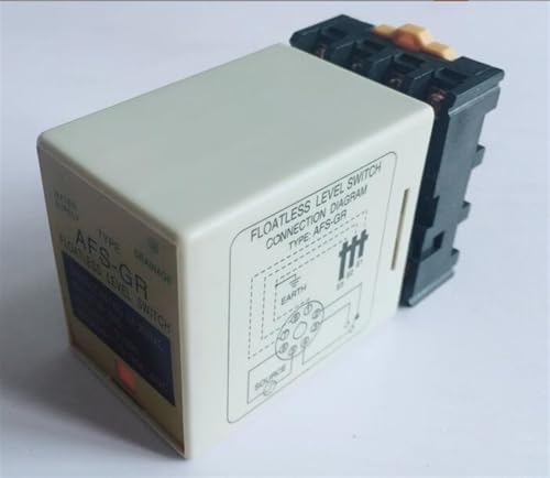 Contrôleur de niveau d'eau AC220V avec relais 8PIN et base incluse