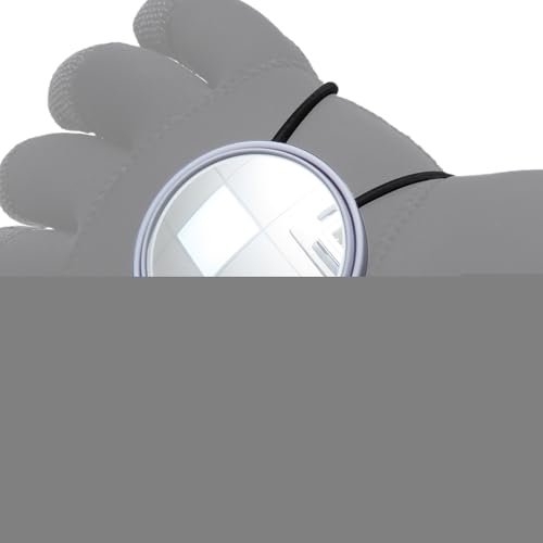 Miroir de plongée convexe réglable avec sangle poignet noir