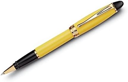 Aurora Ipsilon Resin Yellow Rollerball Pen - AU-B71Y