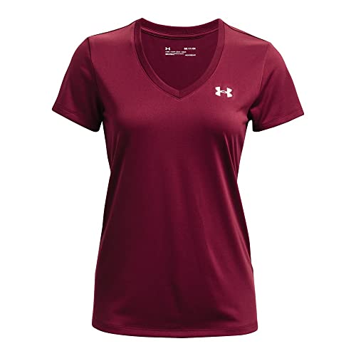Image of Under Armour Womens Tech V-Neck Short-Sleeve T-Shirt