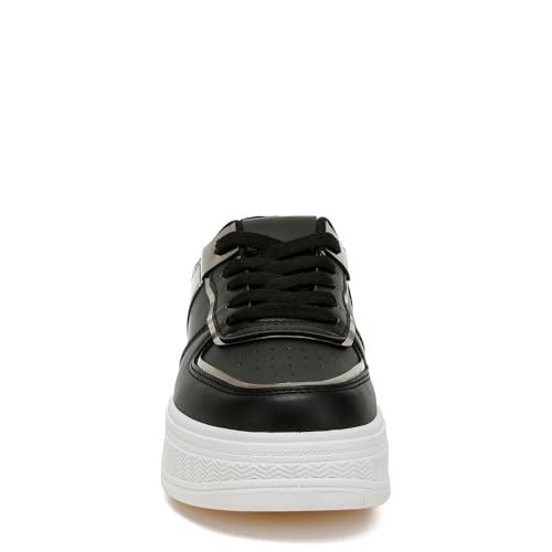 Scouts Metallic Paneling Platform Sneakers4