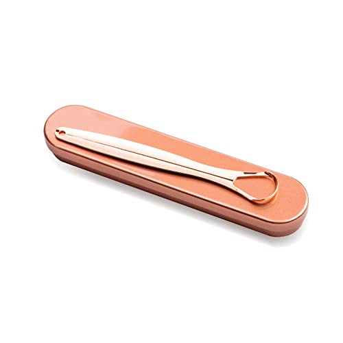 Tongue Scraper Stainless Steel Tongue Cleaner Portable Stainless Steel Tongue Scraper, Suitable for Oral Hygiene, With box