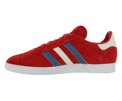 Image of adidas Gazelle Mens Shoes Size 7.5, Color: Red /White /Blue-Red