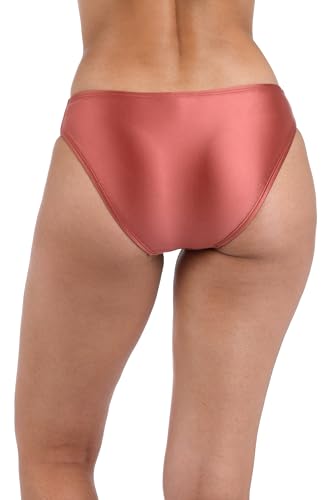 Bas de maillot de bain hipster terre de sienne taille 16 slip de plage confortable - 2